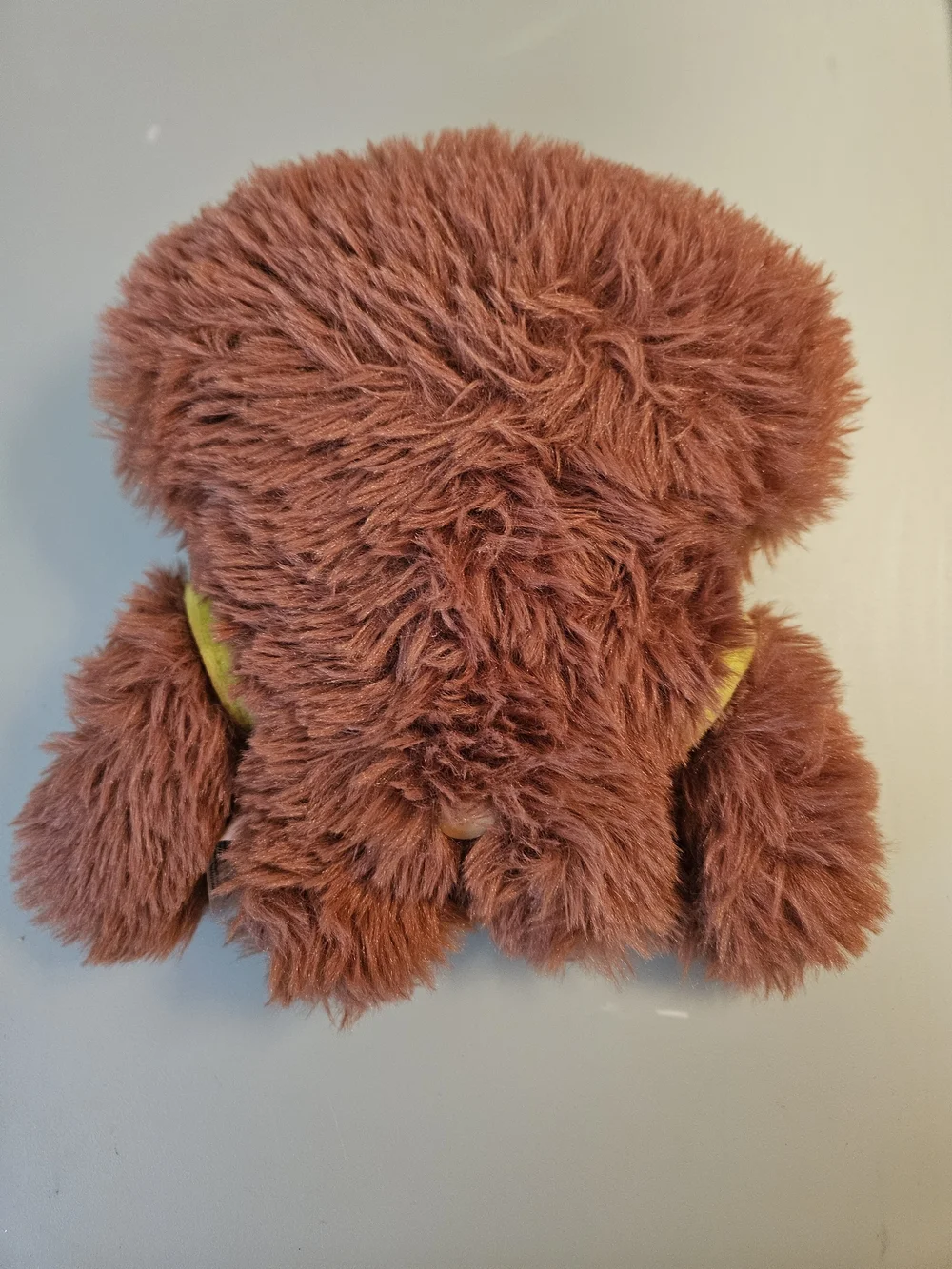 Fuggler Funny Ugly Monster Plush Brown Blue Tooth Bib Stuffed Animal Toy